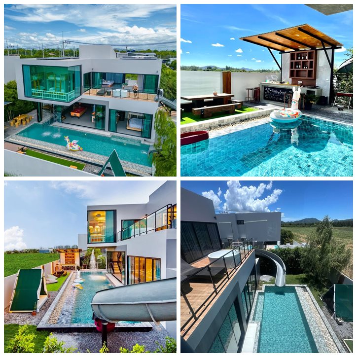 ขาย/ให้เช่า บ้าน Pool Villa หัวหิน 100 ตรว. ขนาด 4 ห้องนอน 4 ห้องน้ำ วิวภูเขา ห่างทะเล 5-10 นาที โทร 06-37515164