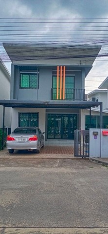 บ้านเดี่ยว 2 ชั้น สไตล์โมเดิร์น เฟอร์นิเจอร์ครบ น้ำไม่ท่วม สันผักหวาน