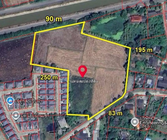 ขายที่ดิน 11 ไร่  (ใกล้วัดอ่าวช้างไล่) ต.หัวสำโรง อ.แปลงยาว จ.ฉะเชิงเทรา
