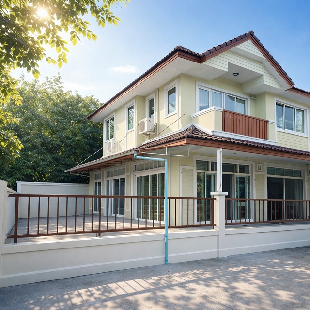 รร.สารสาสน์วิเทศ สายไหม 1 กม. ให้เช่าบ้าน 2 ชั้นหลังมุม 40ตร.วา. สุขาภิบาล 5 320ตร.ม.  เฟอร์ฯครบ 3 นอน 2 น้ำ