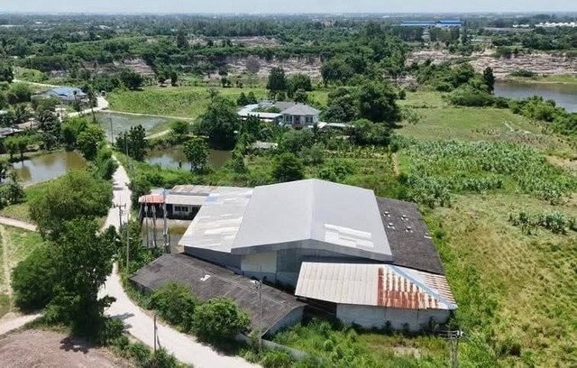 ขายโกดังพานทองชลบุรี #ขายที่ดินพร้อมโกดัง  บนเนื้อที่   2 ไร่  พื้นที่ใช้สอย 1100  ตรม ผังสีส้ม