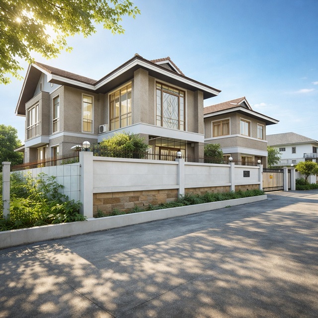 ราชพฤกษ์ 4-5นอน เดอะเซอร์เคิล ราชพฤกษ์ 2.1กม ให้เช่าบ้านเดี่ยว 2ชั้นหลังใหญ่  บ้านหรูวัสดุพรีเมียม เต็มพื้นที่  580ตร.ม 145ตร.วา