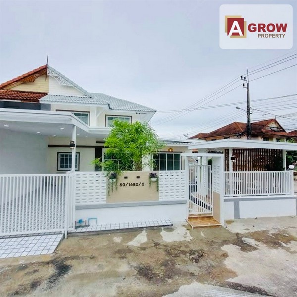 หมู่บ้านพฤกษา 3 ซอยวัดลาดปลาดุก หลังมุม มีมุมพักผ่อนจัดสวนสวยๆ เฟอร์นิเจอร์ครบพร้อมอยู่