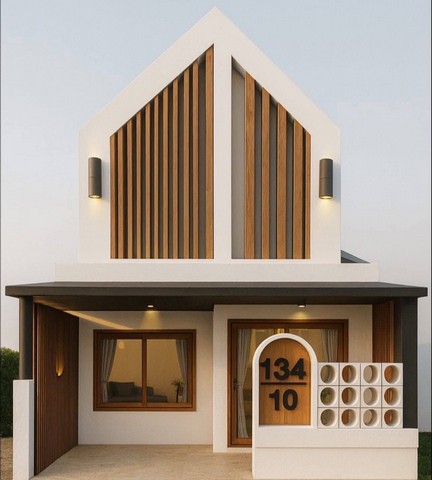 บ้านทาวน์โฮมมินิมอล ใจกลางพัทยา หมู่บ้านนาคภักดี ตรงข้ามบุญสัมพันธ์ ซ.11