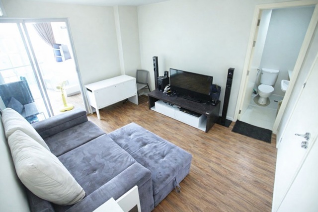 ม.ธรรมศาสตร์ ศูนย์รังสิต 1.2 กม.  ตลาดไท 2.4 กม. ให้เช่าฟ้าโดม คอนโด 35 ตร.ม คลองหลวง