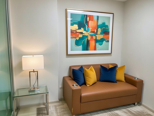 MRTหัวหมาก 900ม.  ให้เช่าคอนโด ชั้น7 พร้อมเฟอร์ฯ 1นอน แอสปาย ลาดพร้าว 113 ตะวันนา 300 ม. ตลาดกลางแฮปปี้แลนด์ 400 ม.