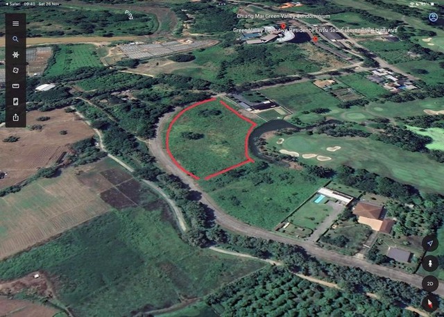 ขายที่ดินเปล่าตรว.ละ 13500 บาท บรรยากาศดี เงียบสงบ แม่ริม