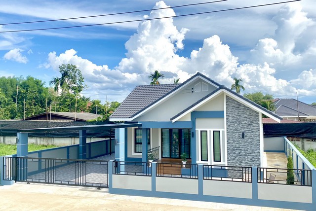 ขายบ้านเดี่ยว Home369 ราคา 1.99 ลบ. ดอนแก้ว สารภี เชียงใหม่ พื้นที่ใช้สอย 130ตรม.