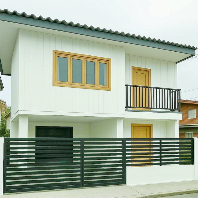 BTSสายหยุด 2.5กม.ซ.เทพรักษ์ รามอินทรา ให้เช่าบ้านเดี่ยว 2 ชั้น ทั้งหลัง 50 ตร.วา BTS วัดพระศรีมหาธาตุ 3.2 กม.  200 ตร.ม. บนถนนตัดใหม่ ทำเล