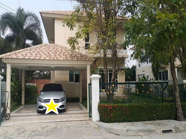 ให้เช่าบ้านเดี่ยว 2 ชั้น 80 ตร.วา. 4 ห้องนอน โครงการศุภาลัย สวนหลวง ถนนเฉลิมพระเกียรติ ร.9 ติดถนนใหญ่ เดินทางสะดวก