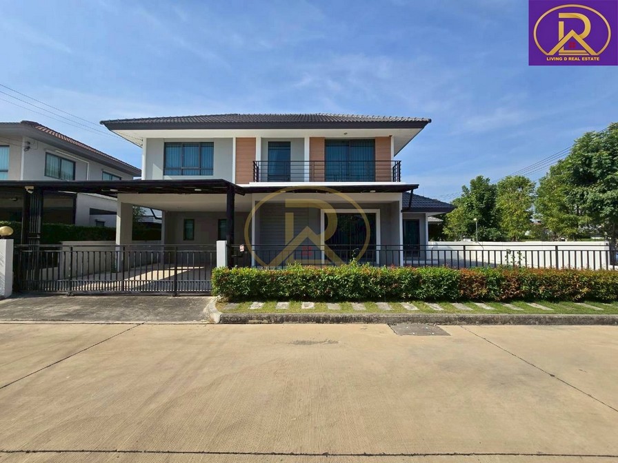 ขายบ้านเดี่ยว บ้านหลังใหญ่ แปลงหัวมุม หน้าสวน แต่งสวยพร้อมอยู่ โครงการ เพฟ(Pave) บ้านโพธิ์-ฉะเชิงเทรา ต.คลองประเวศ อ.บ้านโพธิ์ จ.ฉะเชิงเทรา