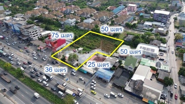 จองเช่า ที่ดินเปล่า 2 ไร่ 60 ตารางวา ติดถนนกาญจนาภิเษก สัญญาระยะยาว