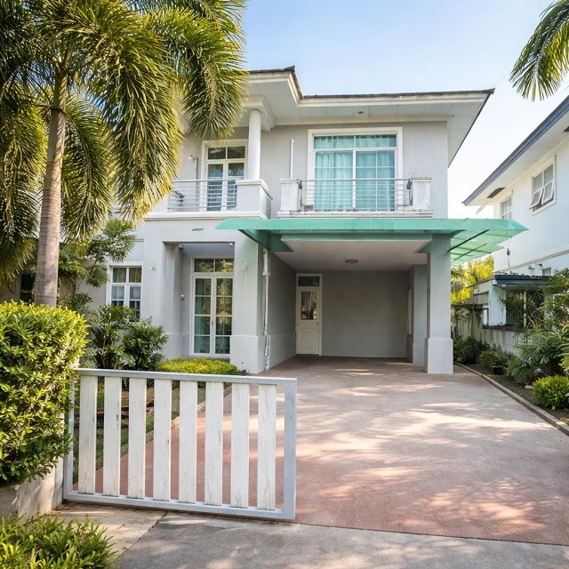 เพลินนารี่ มอลล์ 1.3 กม. เช่าบ้านเดี่ยว 2 ชั้นสวย ตลาดถนอมมิตร 1กม. พร้อมเฟอร์ฯ 60ตร.วา. 240ตร.ม 3นอน 3 น้ำ