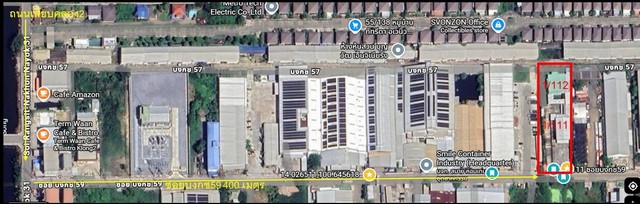 ขายที่ดินพร้อมสิ่งปลูกสร้างซอยบงกช 59 คลอง 2 อำเภอคลองหลวง จังหวัดปทุมธานี เนื้อที่ รวม 2ไร่45ตรว