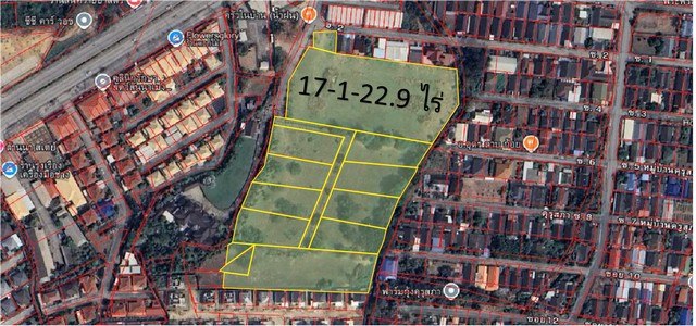 ขายที่ดิน เชียงใหม่ อำเภอสันทราย 17-1-22.9 ไร่  เหมาะทำหมู่บ้านจัดสรร ตำบลสันนาเม็ง สันทรายเชียงใหม่