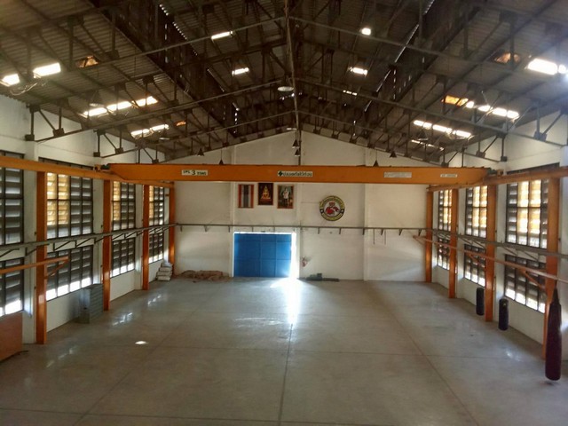 ให้เช่าโกดังพร้อมออฟฟิศ 1100 ตรม ย่านลาดกระบัง ถนนศรีนครินทร์-ร่มเกล้า ใกล้สนามบินสุวรรณภูมิ