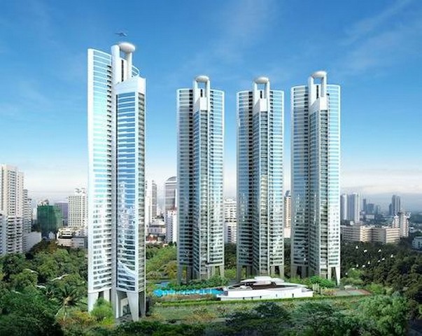 คอนโด Millenium Residence สุขุมวิท 20  ระเบียง วิว ศูนย์สิริกิตต์ และ สวนเบญ ห้องนอนวิวสุขุมวิท