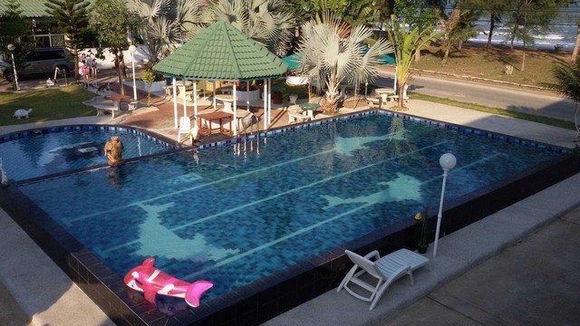 LV4302 ขาย รีสอร์ท ปราณบุรีติดถนนปากน้ำปราณ โฉนดที่ดิน ไม่มีติดธนาคาร