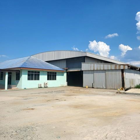 BR 1656 ให้เช่าโกดัง ที่ดิน 2 ไร่ 1800 ตรม บ้านโพธิ์ ฉะเชิงเทรา  พื้นที่สีเขียว ใกล้ท่าเรือบ้านโพธิ์