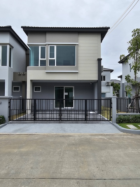 BH3996 ให้เช่าบ้านแฝด Grande Pleno Mega Bangna ใกล้เมกาบางนา บ้านใหม่ เฟอร์ครบ พร้อมอยู่