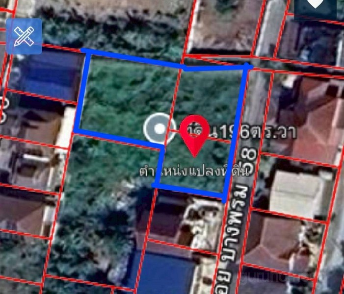 ขายที่ดินเปล่า ราคาคุ้มค่า เนื้อที่ 196 ตรว ซอยบางพรม 58 ย่านราชพฤกษ์ ​ขนาดที่ดินกำลังดี มีความเป็นส่วนตัว - ghd000809