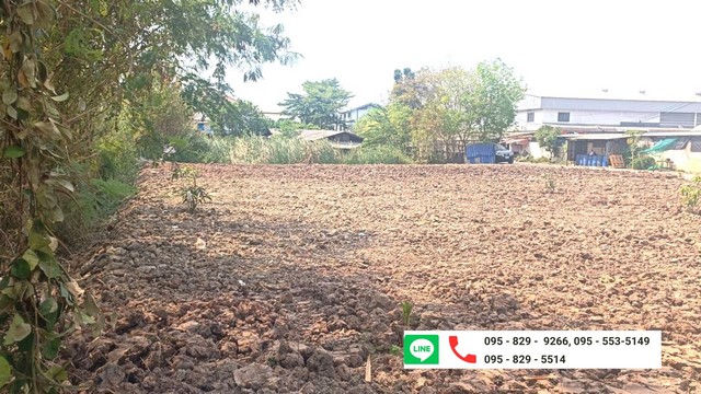 ขายที่ดินถูกถมแล้ว 200 ตรว. แปลงหัวมุม ขยายที่ดินเพิ่มได้อีก 200 วา ถนนราชพฤกษ์ ใกล้โรบินสัน ต.คลองข่อย อ.ปากเกร็ด นนทบุรี