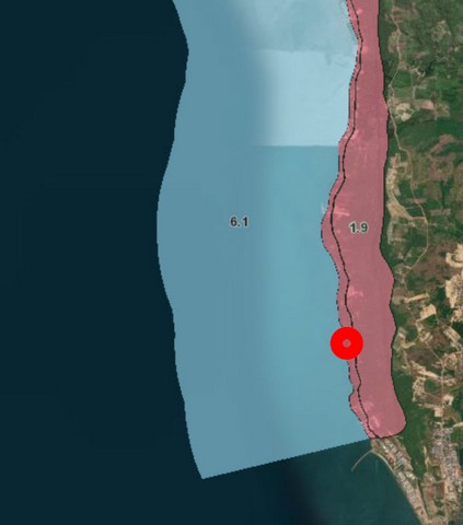 ที่ดิน ที่ดิน หาดเล็ก จ.ตราด area 19 Rai 3 NGAN 56 ตารางวา  48000000 B. ไม่ไกลจาก ห่างด่านพรมแดนคลองใหญ่ ประมาณ1.7 กม. และ เกาะกูด ประมาณ 33 กม.  ทรัพย์ดี ๆ