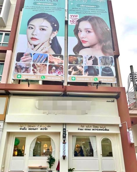 เซ้งร้านเสริมสวย-ทำเล็บ ลาดกระบัง ใกล้ห้างโรบินสัน ใกล้สนามบิน ติดถนนใหญ่ มีที่จอดรถ